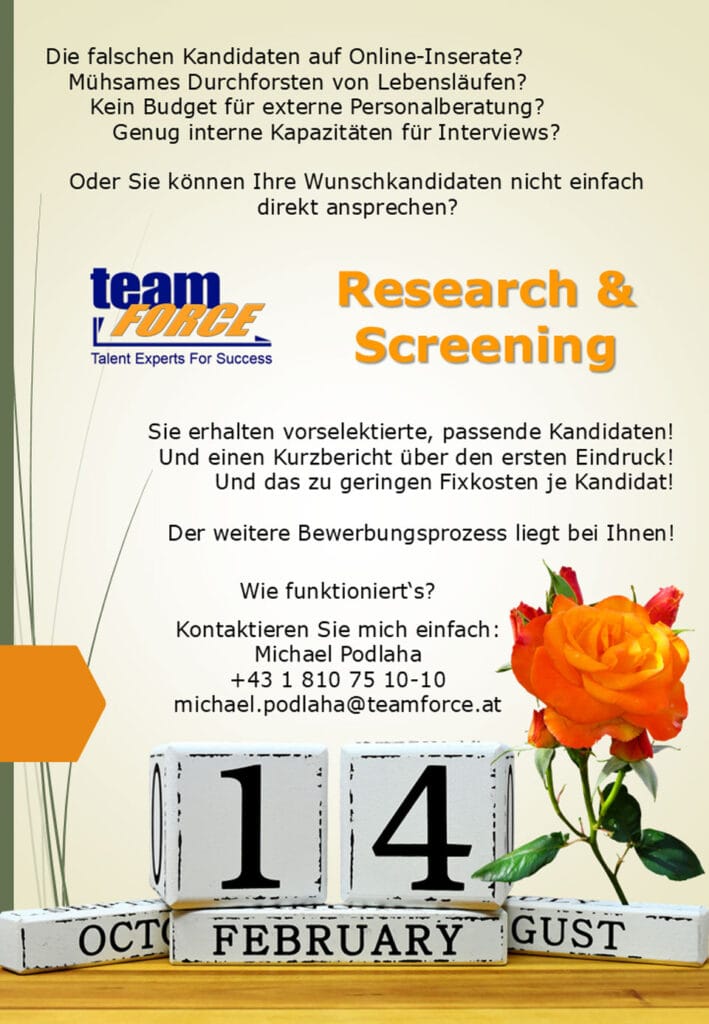 Research & Screening | teamFORCE