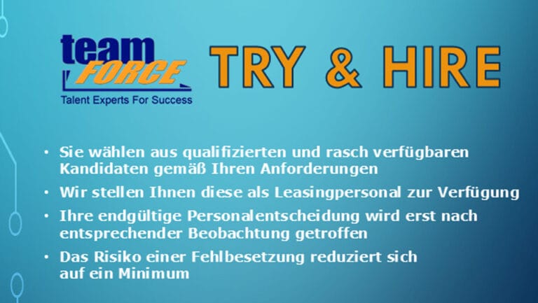 Recruiting ohne Risiko